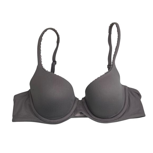 Victoria’s Secret Size 34B Bra Lined Demi T-Shirt Coverage Underwire Push Up - Picture 1 of 16